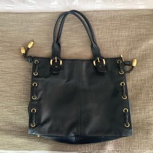 APC Leather & Brass Tote Bag